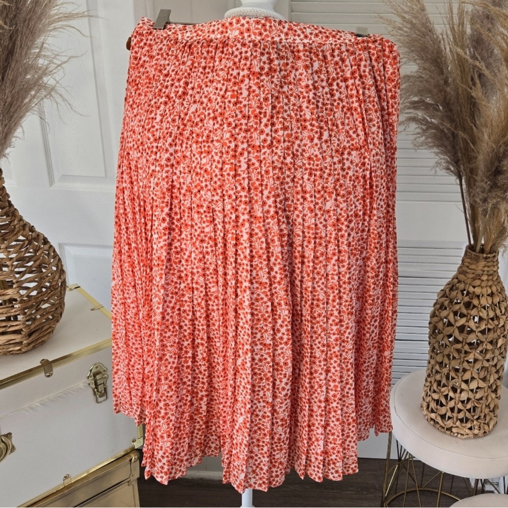Women's J. Crew Floral Printed Midi Skirt Size 2